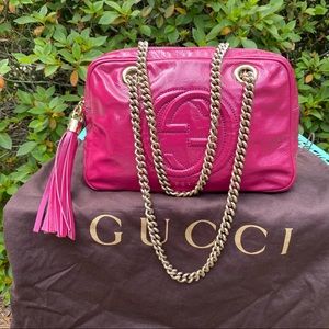 GUCCI SOHO DISCO BAG PINK